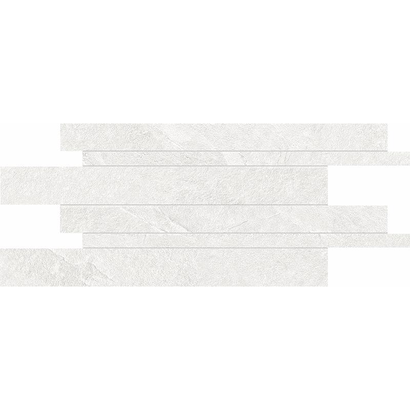 ERGON CORNERSTONE Listelli Sfalsati Slate White 30x60 cm 9.5 mm Matte