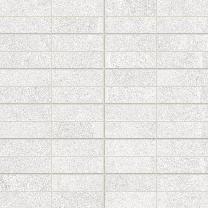 ERGON CORNERSTONE Mosaico Slim Plurima Slate White 30x30 cm 6.5 mm Matte